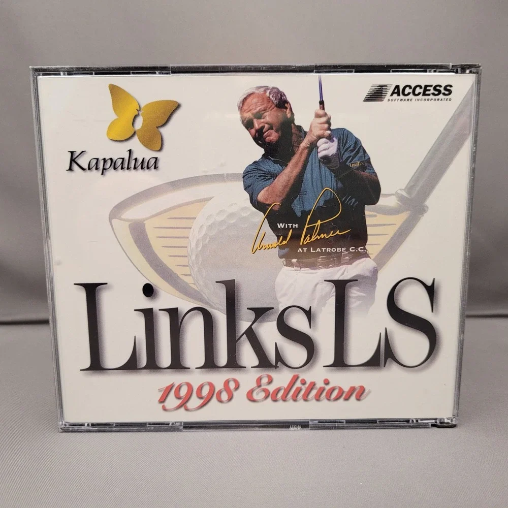 Links LS 1998 Edition Arnold Palmer (PC CD-ROM, 1997) 4-Disc‎ Set